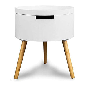 NL Comodini Camera da Letto Tavolino Semplice tavola Rotonda Piccolo Tavolo Rotondo Soggiorno Tavolo da Letto Camera da Letto Comodino Comodino Moderno Creativo Semplice tavolino da caffè