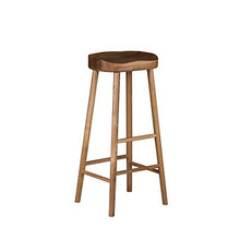 Amazon Brand, Sgabello, 39,8 x 34,8 x 81 cm, legno di quercia selvatica oliato, naturale