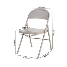 zvcv Sedia Pieghevole Sedia Pieghevole Staff Student Training Office Desk Chair Camping Steel Metal
