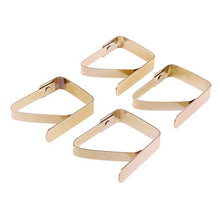 WT-DDJJK Clip Fissa, 4 Pezzi in Acciaio Inox Copertura tovaglia Clip Supporto Morsetto Fornitura per Picnic Party