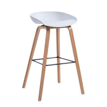 LF- Bar Stool Bar Sedia Creativo Bar Chair Frontale Sedia, Sgabello Alto, Bar Stool, casa semplicità (Color : White, Size : 64cm)