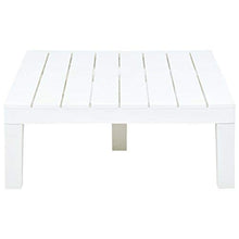 FAMIROSA Set Divani da Giardino 3 pz in Plastica Bianca