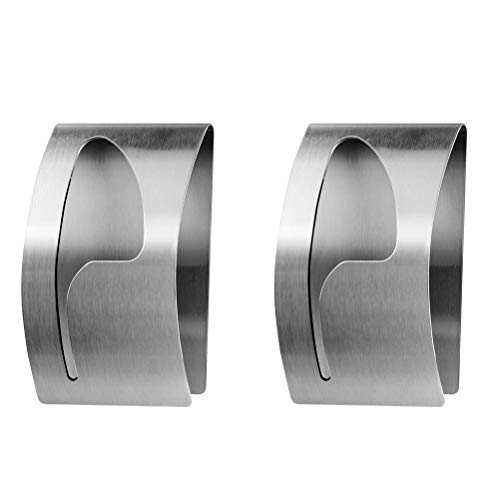 Hihey Portasciugamani 2Pcs Portasciugamani in Acciaio Inox da Bagno Portasciugamani Triplo Autoadesivo