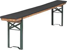 TexDeko Cuscino imbottito per panchina da birreria, 180 cm, 4,2 cm, XL, imbottitura per tavolo da birreria (resistente all'acqua, antracite)