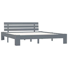 SKM Giroletto Grigio in Legno Massello di Pino 180x200 cm (28.1kg)