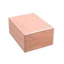 WY-YAN Cigar Box, Naturale Cedar Cigar Humidor Viaggio Portatile Cigar Box in Grado di memorizzare 20 sigari, Cigar Humidor e sigari Accessori for Fumatori - Pine Grain Good Mood, Good Life