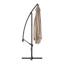 Uniprodo Ombrellone da Esterno Ombrello da Giardino Uni_Umbrella_SQ250CR (Crema, Rettangolare, 250 x 250 cm, 180 g/m2, Inclinabile)