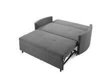 Divano Nordic trasformabile Letto in Tessuto Grigio