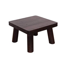HHXD Sgabello in legno Qualità Di Pino/Piccoli Panca Tappetino Antiscivolo/Adatto per Soggiorno Bagno Balcone Camera da Letto/Come mostrato / 20×16cm