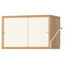 Armadio SVALNÄS con 2 ante 61x35x39 cm bambù/bianco