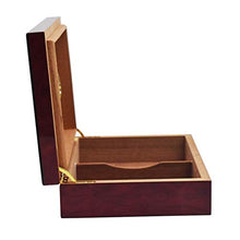 WRJY Humidor per sigari Scatola per sigari Portasigarette con umidificatore e igrometro Temperatura e umidità Costanti, Umidificatore in Legno di Cedro Importato può posare 10-25 Scatol