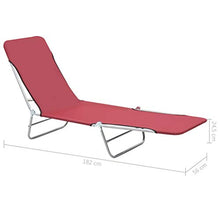 Festnight 2 pz Lettini Prendisole Pieghevoli,Lettino Prendisole da Campeggio,Lettino Prendisole Portatile,Sedie a Sdraio da Giardino Pieghevole Portatile 56 x 182 x 24,5 cm