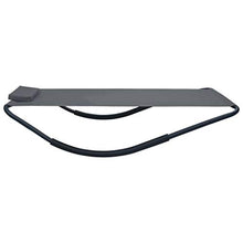 vidaXL Lettino da Giardino Grigio 200x90 cm in Acciaio