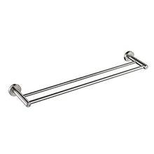 KTMK Set di Accessori per Il Bagno in Acciaio Inox Set Porta Asciugamani per Asciugamani Portasapone in Nichel Spazzolato Accessori per Il Bagno Set, Doppio Portasciugamani