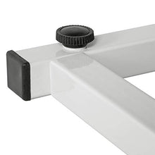 WOLTU Tavolino Laterale da Divano Piccolo Tavolo da caffè per Salotto in MDF e Ferro Colore Bianco TS79ws