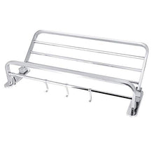 CHHD Portasciugamani, portasciugamani a Parete s Bagno ripiano Pieghevole in Acciaio Inox Doppio portasciugamani portasciugamani Appendiabiti con 5 Ganci per Bagno di casa Cucina WC Hot