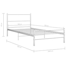 SKM Giroletto Bianco in Metallo 100x200 cm (14.1kg)