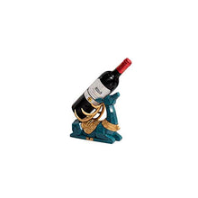 Decorazioni artigianali in resina cervo portabottiglie nordico soggiorno armadietto del vino hotel accessori per la casa Retro misura Blu