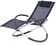 Lettini da sole Poltrone reclinabili, Lettino da sole reclinabile Sedia a dondolo pieghevole Sedia da giardino creativa Casa Balcone Lounge Pausa pranzo Sedia Ufficio Casa Anziani Adulti, carico 200 k