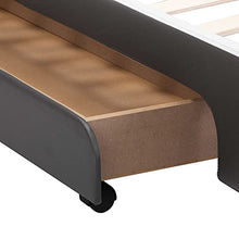 SKM Giroletto con LED Antracite in Similpelle 140x200 cm (45.6kg)