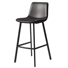 ZINIUKEJI Sgabelli da Bar con poggiapiedi e Gambe in Metallo, sgabelli Alti Cucina Moderna, Bar, Balcone, Ecopelle