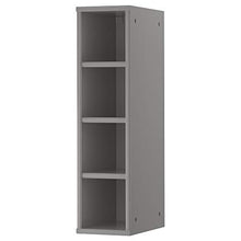 TORNVIKEN armadio aperto 20x36.6x80 cm grigio
