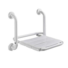 BAIHAO Sedia da Bagno con Sedile Pieghevole WC Sgabello da Doccia a Parete con braccioli Sgabello Antiscivolo per Anziani di Sicurezza Sgabello da Bagno per disabili Senza Barriere