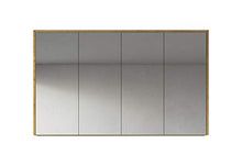 Badplaats B.V. Armadietto a Specchio Cuba 120 x 72 cm Rovere - Specchio armadietto Bagno