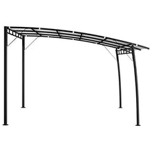 Tidyard Tenda Parasole da Giardino Crema/Antracite,Gazebo Pergolato da Giardino per Esterno 3x3x2,25 m/4x3x2,25 m/6x3x2,25 m