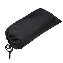 BATHWA copertura tavolo esterno, telo copertura mobili da giardino, copertura per mobili da giardino rotonda, impermeabile / anti-UV / resistente alle intemperie, rotondo 235x85 cm, nero