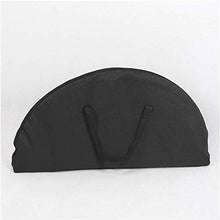 YANGYUAN Pieghevole Tavolo, Poliestere con Struttura in Metallo, 4 portabicchieri Mesh, Compatto, Custodia da Trasporto Comodo Incluso - Nero