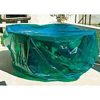 Maillesac JP0013 Custodia per mobili da Giardino, plastica, Verde Traslucido, plastica, Verde Traslucido, Taille 1