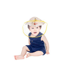 TOYANDONA Bambini Visiera Cappello Trasparente Visiera Copricapo Protezione per Il Viso Protezione per Il Viso Anti Sputo Anti Fog Cappello Visiera per Cucina per Bambini Forniture per Esterni (Beige)