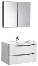 Mobile da bagno SMILE 800 - giglio bianco - Senza specchio, Senza colonna sospesa, Senza colonna sospesa