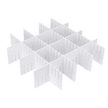 Cabilock 5Pcs di Divisori per Cassetti Combinabili di Divisori per Cassetti Cassetto Griglia di Divisori Cassetto Partizione Combinazione Libera di Stoccaggio Spacer per La Biancheria