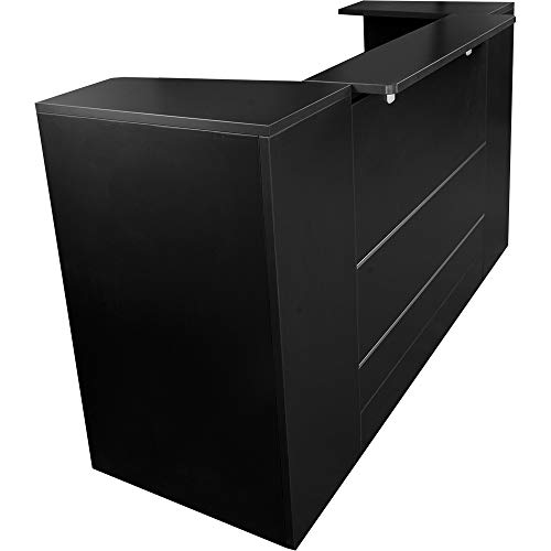 E5KP60 - Cassettiera per reception, colore: Nero