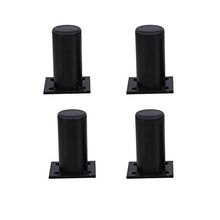 RENSHENKTO 4pcs Gambe Armadio Tavolo Scrivania Elegante Lega Antiruggine Durevole Semplicità Mobili Piedi Extender Lega Alluminio