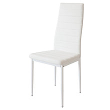 Albatros 2552 Milano - Sedie per sala da pranzo, Finta Pelle, Bianco, Set di 4