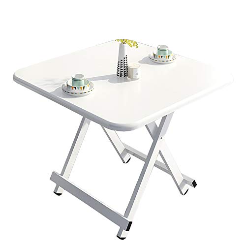 Tavolo Da Tavolo Pieghevole Tavolo Quadrato Portatile Multifunzione, Semplice Tavolo Da Pranzo Pieghevole Per Uso Domestico, Non È Necessario Assemblare, Piegare A Metà, Adatto Per Studio, Ufficio, Ri