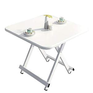 Tavolo Da Tavolo Pieghevole Tavolo Quadrato Portatile Multifunzione, Semplice Tavolo Da Pranzo Pieghevole Per Uso Domestico, Non È Necessario Assemblare, Piegare A Metà, Adatto Per Studio, Ufficio, Ri