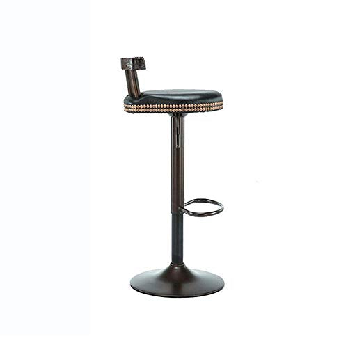 HYY-YY Struttura Bar Stool Metallo contemporanea Bancone Sgabello Curvo girevoli Sgabelli Regolabili for Colazione Bar Pianale da Cucina (Colore: Verde, Size: 79 * 38 * 38,5 Centimetri)