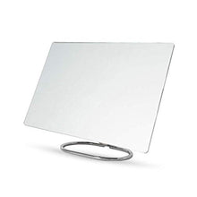 LULUTING Specchio Trucco Desktop Specchio da Toilette, Specchio Quadrato, Advanced Specchio, Specchio Pieghevole Principessa Specchio da Toilette, Montaggio a Parete a Specchio.