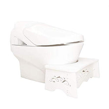 LZL Sgabello WC Sgabello per Toilette da Bagno in Vasta Antiscivolo vasino Sgabello Squat Sgabello Sgabello adeguato Postura per la Salute Vasino Tozzo (Color : White, Dimensione : Conventional)