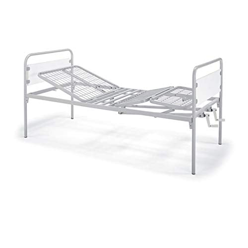 Letto rete da degenza ortopedico 3 snodi 2 manovelle per disabili e anziani