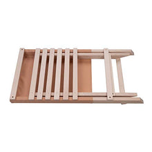 Sedia a sdraio regolabile da giardino, ideale per balconi, in legno, pieghevole, con braccioli, da giardino, sedia a sdraio sul balcone, in legno naturale
