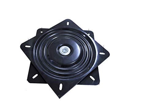 Chiloskit Universale rotante tavolo cuscinetto mobili quadrato ferro giradischi divano base base modificato girevole girevole sgabelli da bar (perline piene 6''/15cm)