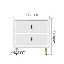 H-Comodini Camera Tavolino Laterale Comodino Armadio di Immagazzinaggio Nordic Mini Piccola Camera da Letto Comodino (Color : White, Size : A)