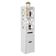 CHHD Armadietto da Pavimento, Armadietto da Bagno Impermeabile Scaffale da Bagno Armadio da Bagno Organizer per Bagno di casa Armadio da Bagno Silm Shlef Armadio da Bagno per Soggiorno