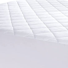 Utopia Bedding Coprimaterasso Trapuntato 160x200 cm, Coprimaterasso Fino a 30 CM di profondità, Materasso Topper (Bianco)