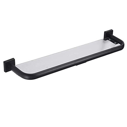 NHLBD Mensola da Bagno, mensola portaoggetti - Montato mensola di Vetro di stoccaggio Rack for Cucina partizione da Bagno (Dimensioni: 40 * 14cm) (Size : 60 * 14cm)